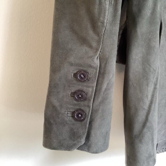 Leather Cult Men's Gray Leather Sport Coat/Blazer Size 38 - Picture 4 of 9
